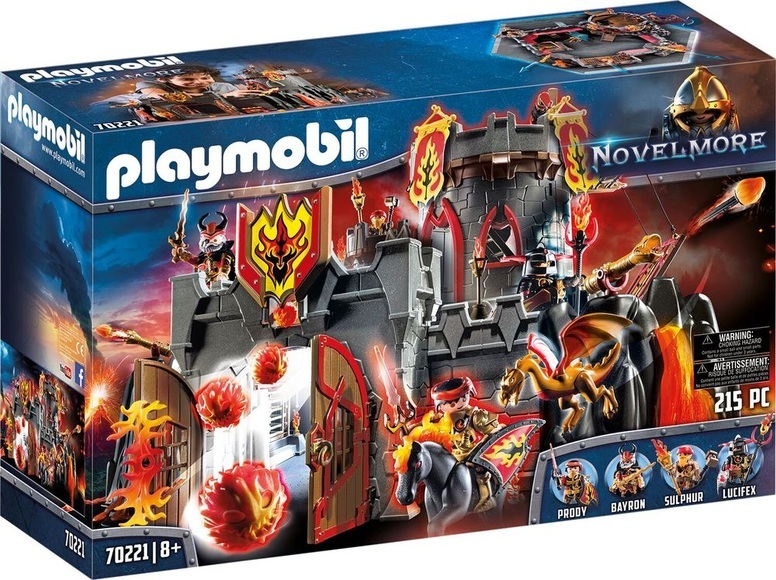 PLAYMOBIL Knights Festung Feuerfels #70221