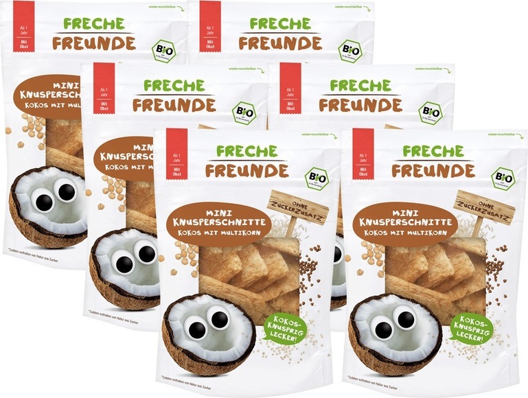 erdbär Freche Freunde Knusper & Knabbersnacks