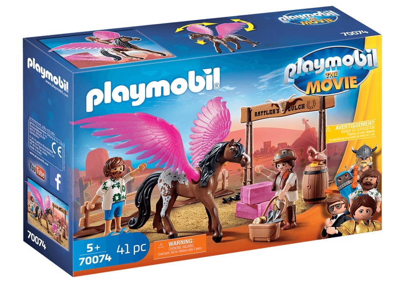 PLAYMOBIL The Movie Marla, Del und Pferd mit Flügeln #70074