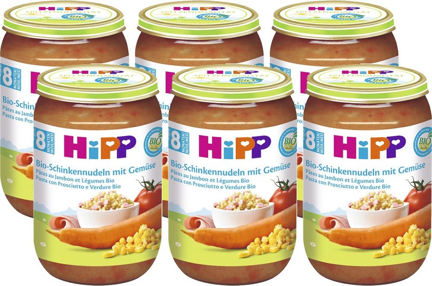 HiPP Menüs im Glas