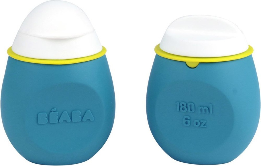 BEABA BabySqueez Set 2 x 180 ml blue