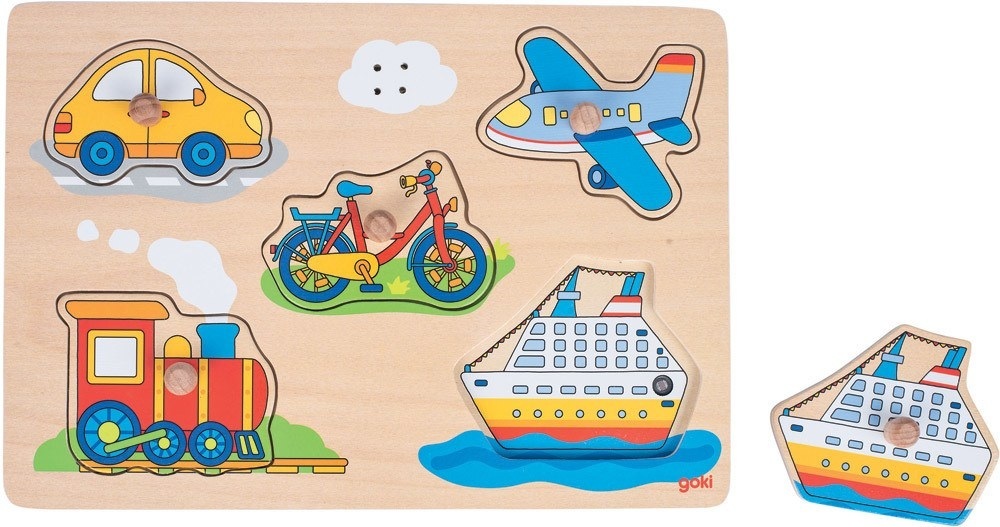 Goki Puzzle Soundpuzzle Verkehrsmittel