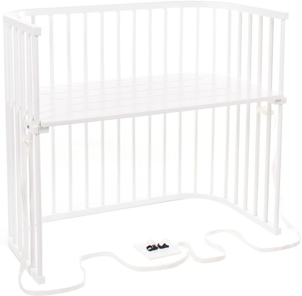 Babybay Boxspring XXL Beistellbett Weiß lackiert
