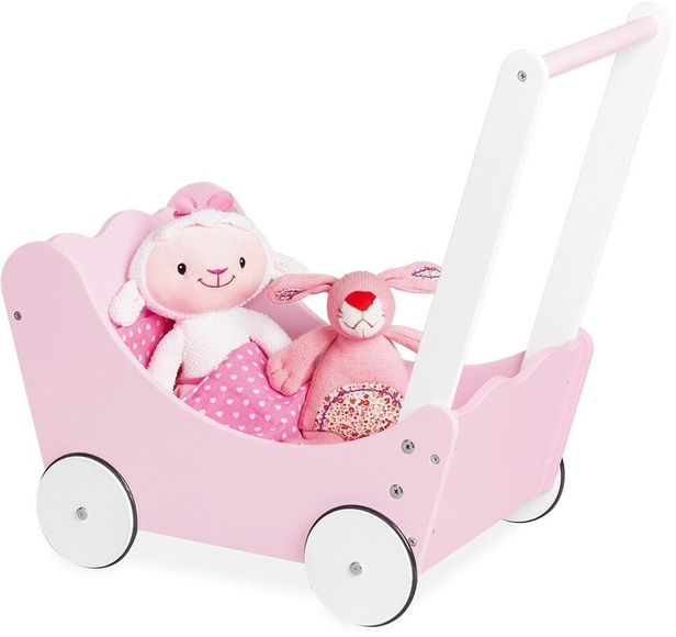 Pinolino Puppenwagen Jasmin, komplett - rosa/pink