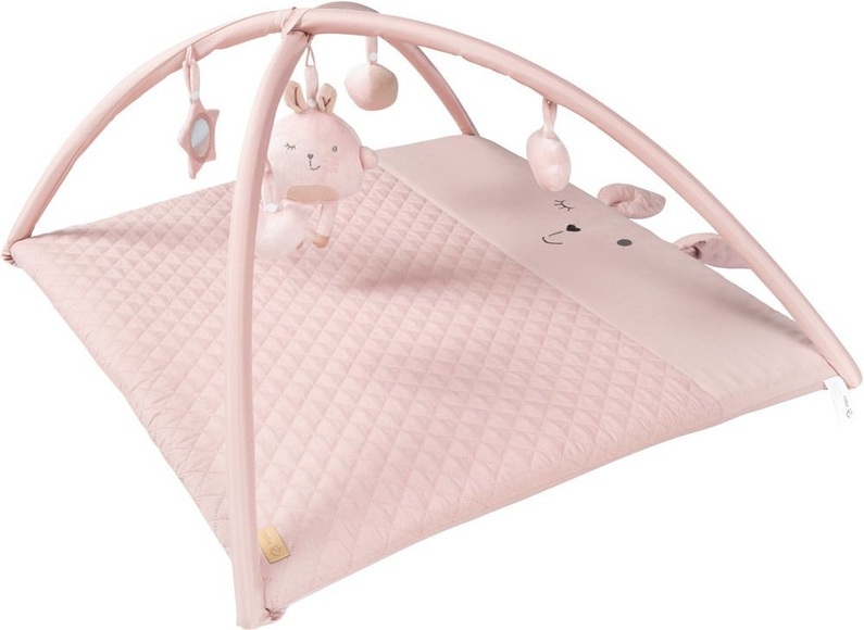 roba Krabbeldecke mit Spielbogen Lily Style rosa