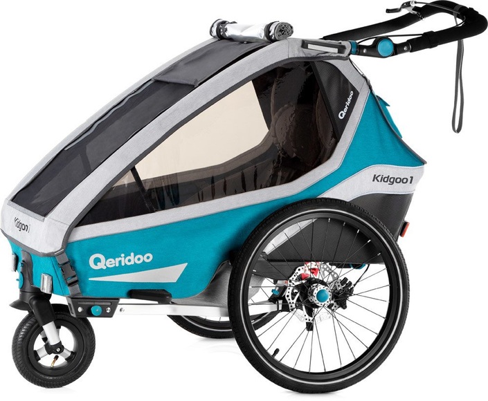 Qeridoo Fahrradanhänger KidGoo1 Sport