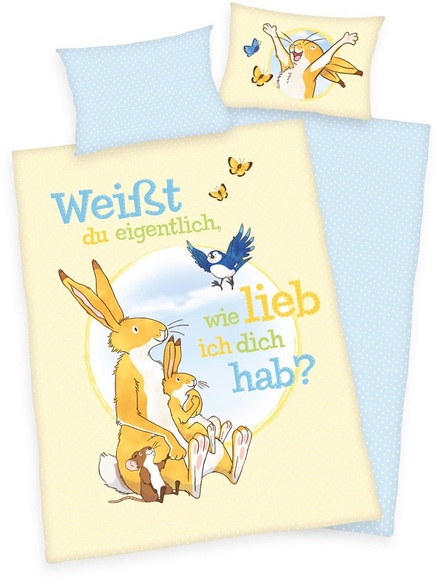 Herding Renforcé Bio Kinder-Wendebettwäsche Weißt du eigentlich, ...