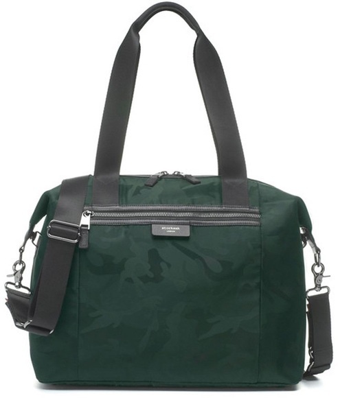 storksak Wickeltasche STEVIE LUXE CAMO (38x35x18) in schwarz