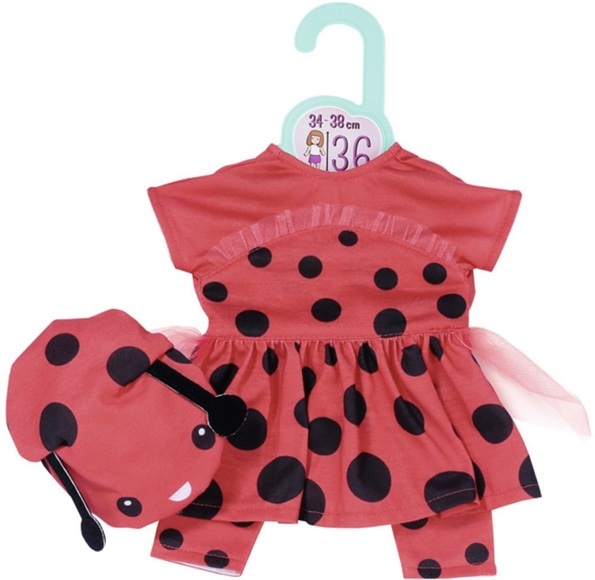Dolly Moda Süßes Marienkäfer Outfit