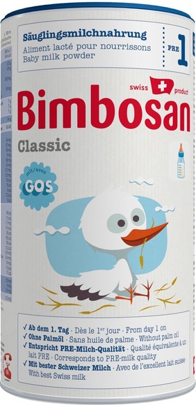 BIMBOSAN Classic 1 Säuglingsmilch 0M+ Dose 400g