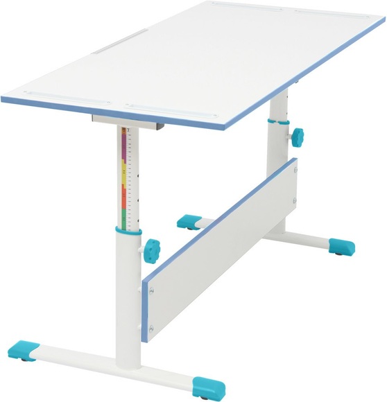 POLINI Kids Kinderschreibtisch Simple M1 weiß-blau