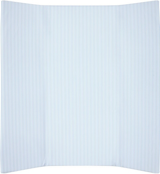 Alvi Wickelauflage 2er Keil Streifen blau 68 x 60 cm