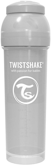 Twistshake Trinkflasche Anti-Kolik 330 ml pastell grau - Gr.260ml-350ml