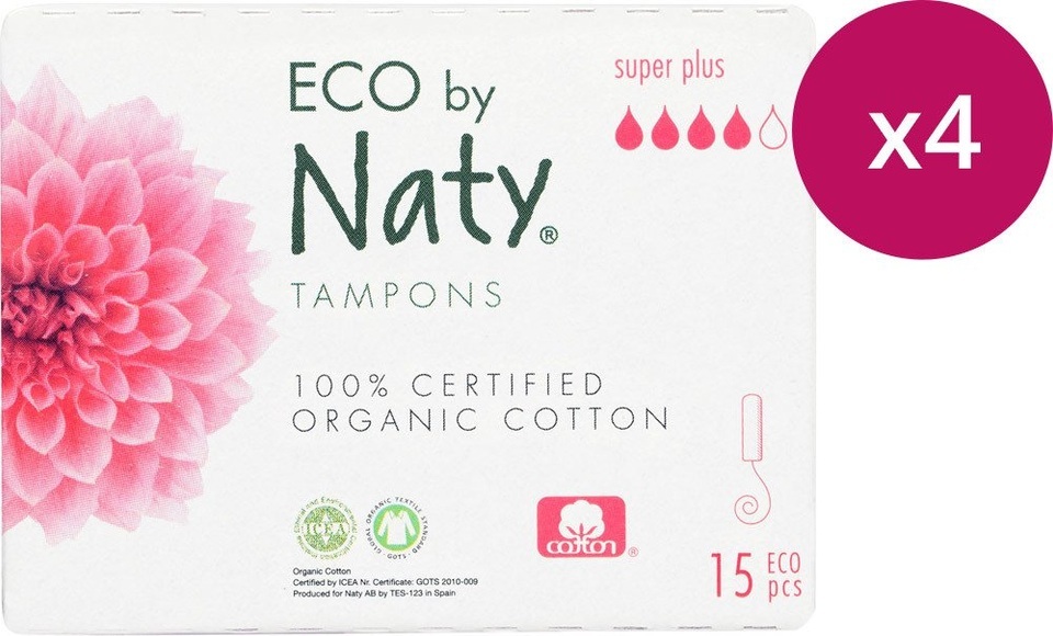 NATY Bio Tampons super plus 15 Stk
