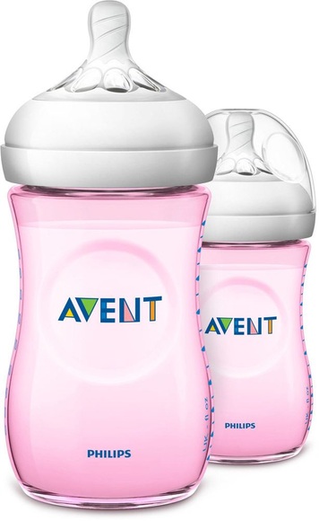 PHILIPS AVENT Naturnah Flasche 2.0 260ml rosa (2 Stk.)