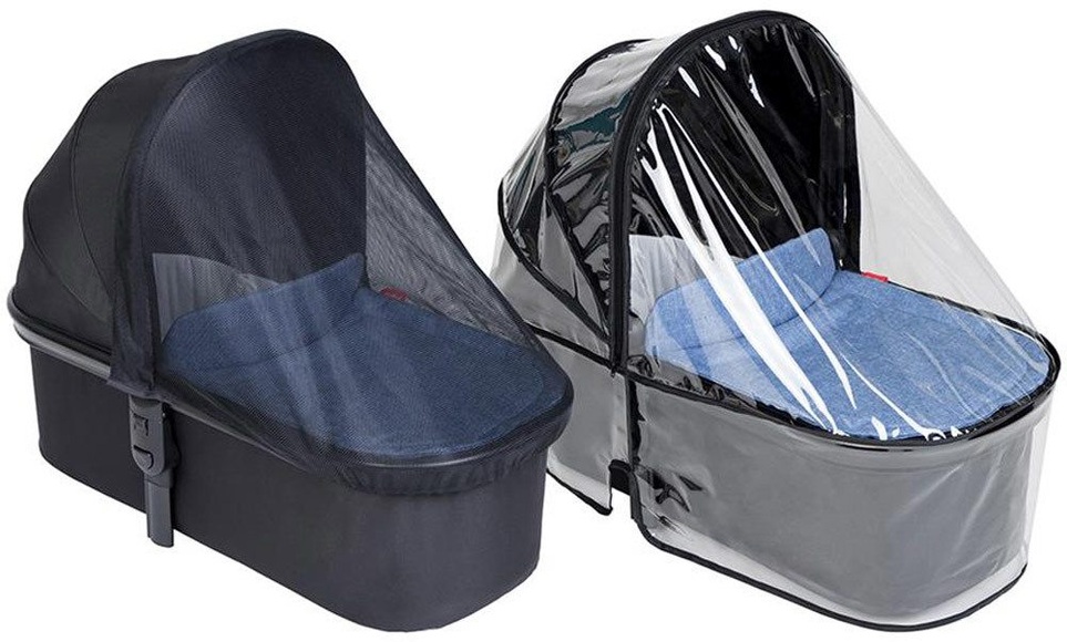 phil&teds Regenschutz/Moskitonetz Set für Carrycot V6