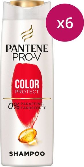 Pantene - Shampoo Pro-V Color Protect - 6 x 300 ml