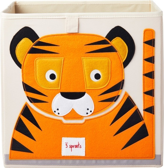 3 Sprouts Aufbewahrungsbox Tiger