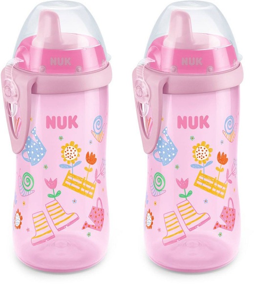 NUK Trinkflasche Kiddy Cup Girl, 300ml
