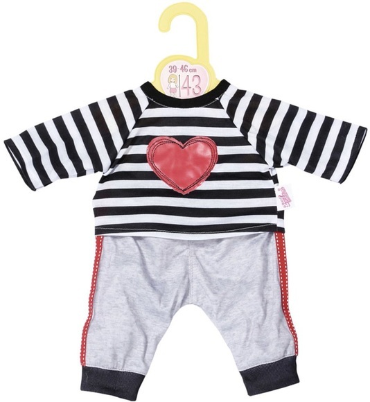 Dolly Moda Sport-Outfit gestreift