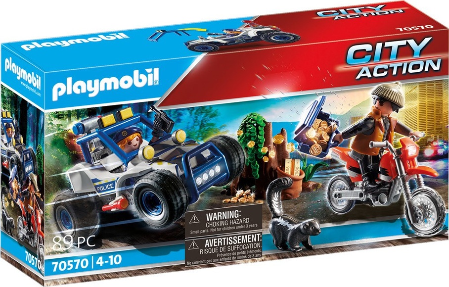 PLAYMOBIL® 70570 Polizei-Geländewagen: Verfolgung des Schatzräubers