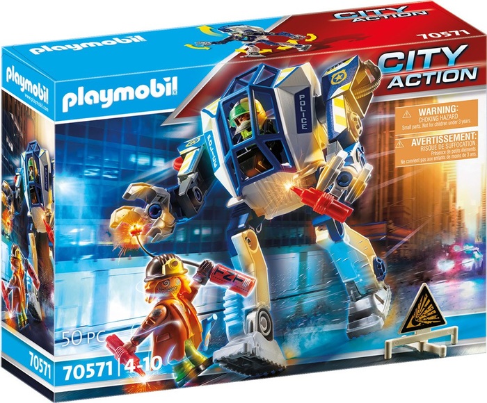 PLAYMOBIL City Action 70571 Polizei Roboter Spezialeinsatz