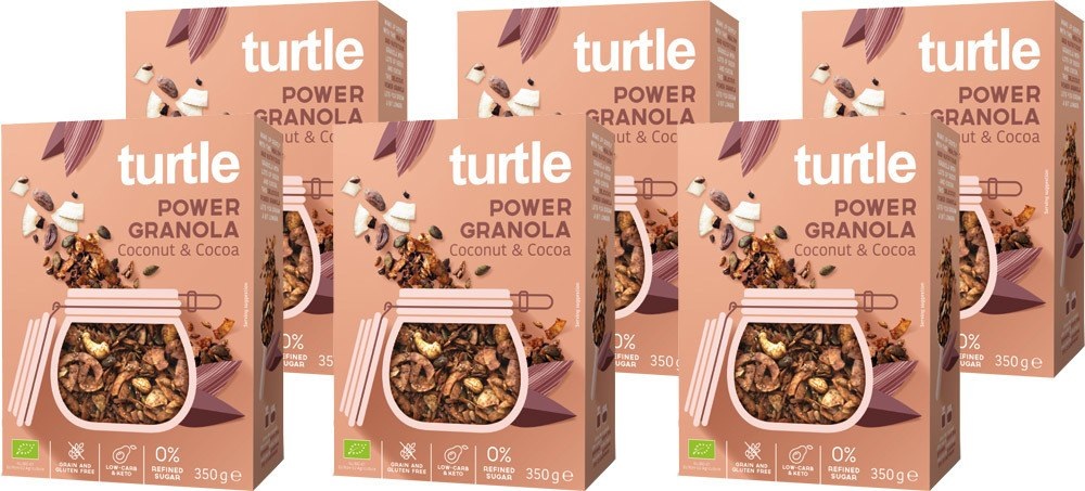 Turtle Power Granola Coconut & Cocoa Bio