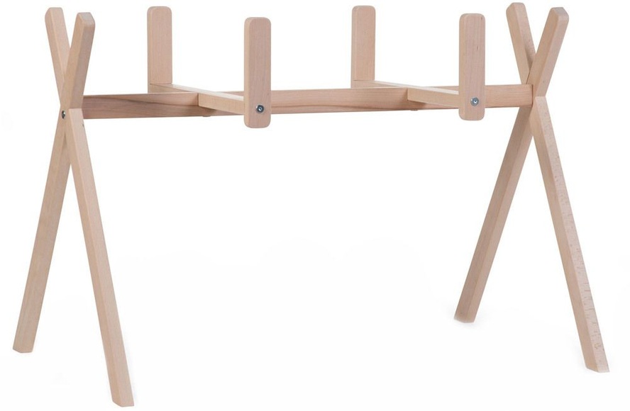 CHILDHOME Tipi Ständer für Moseskorb + Baby Gym natur