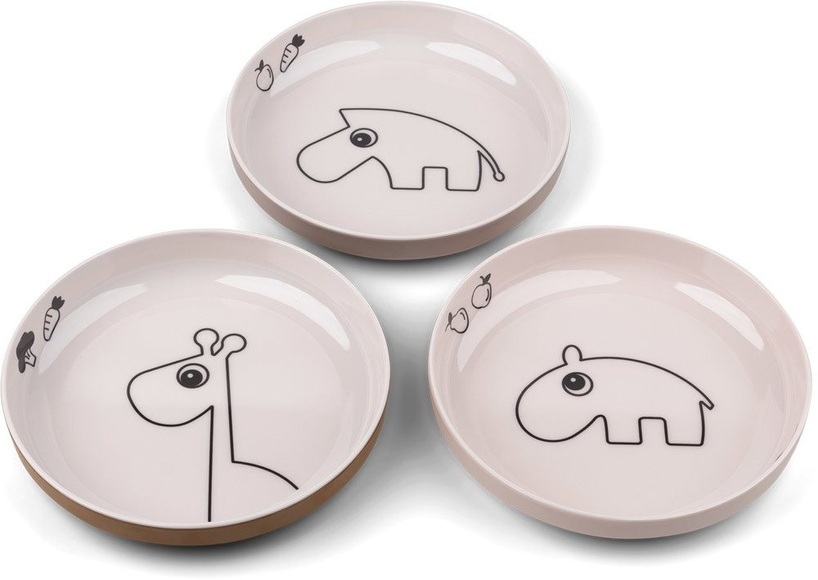 Done by Deer Yummy Mini Teller 3er Pack Deer Friends