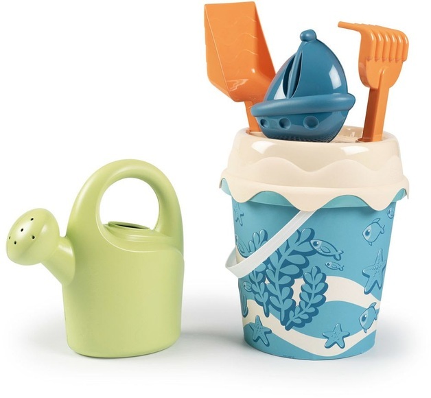 Smoby Eimergarnitur mit Giesskanne aus Biokunststoff Multicolor