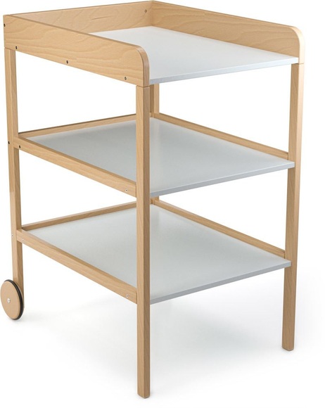 Geuther Wickelregal Clarissa XL natur weiß