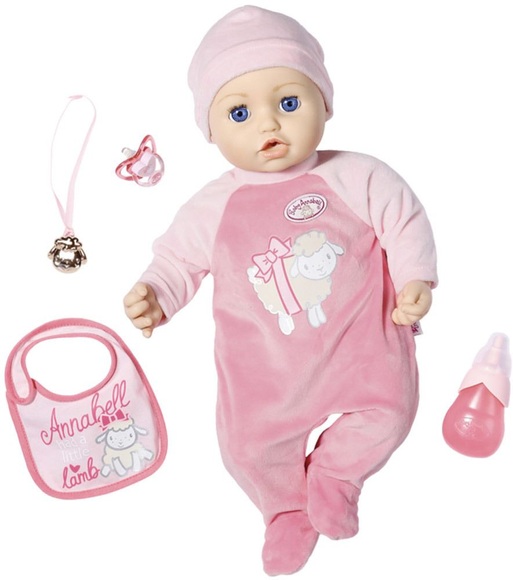 Baby Annabell Babypuppe »Annabell, 43 cm«, interaktiv mit Schlafaugen
