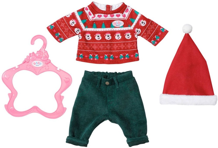 Zapf Creation BABY born Weihnachtsoutfit 43cm