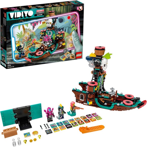 43114 Vidiyo Punk Pirate Ship, Konstruktionsspielzeug