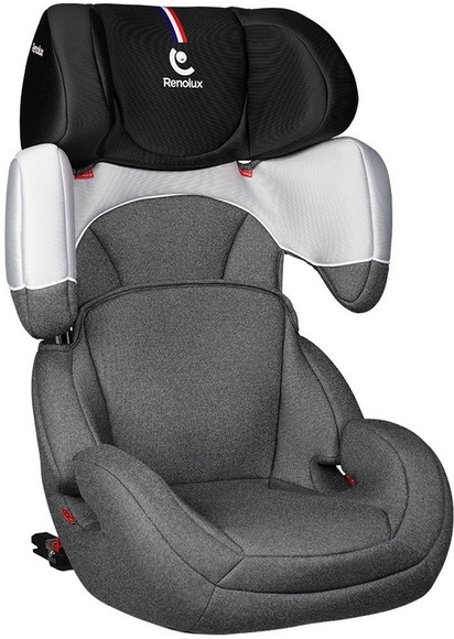 Renolux Kindersitz StepFix Gr. 2/3 Smart Black - schwarz