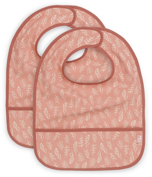 jollein Lätzchen wasserdicht Meadow rosewood 2er Pack