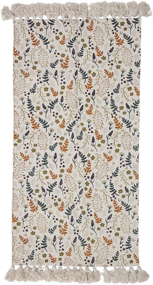 Filipa Teppich / 120 x 65 cm - Baumwolle - Bloomingville bunt en textil