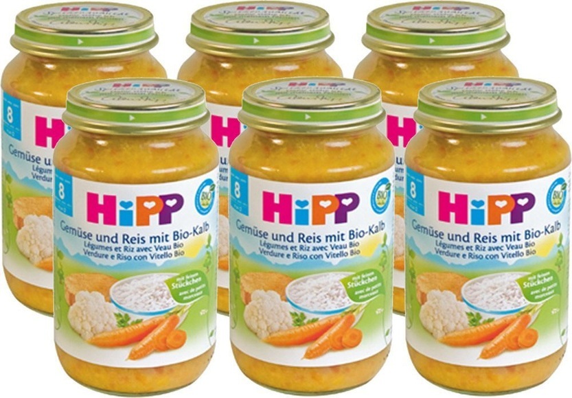 HiPP Menüs im Glas