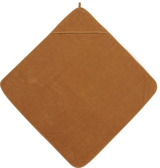 jollein Kapuzenbadetuch Frottee caramel 75 x 75 cm