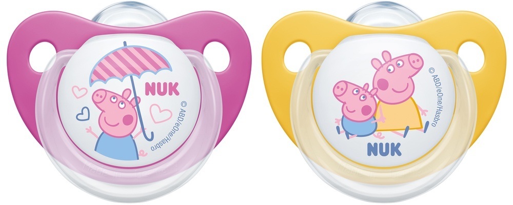 NUK Peppa Pig Trendline Silikon-Nuggi