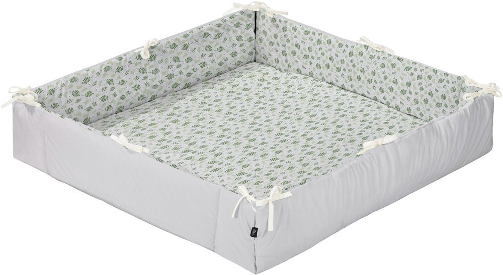 ALVI Laufgittereinlage Drifting Leaves Organic Cotton