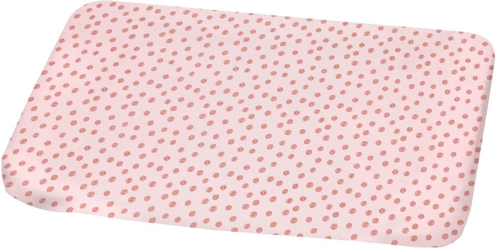 Alvi® Wickelauflage mit Stoffbezug Curly Dots 85 x 70 cm