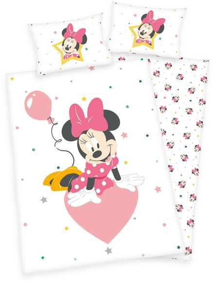 Herding Flanell Kinder-Bettwäsche Disney´s Minnie Mouse