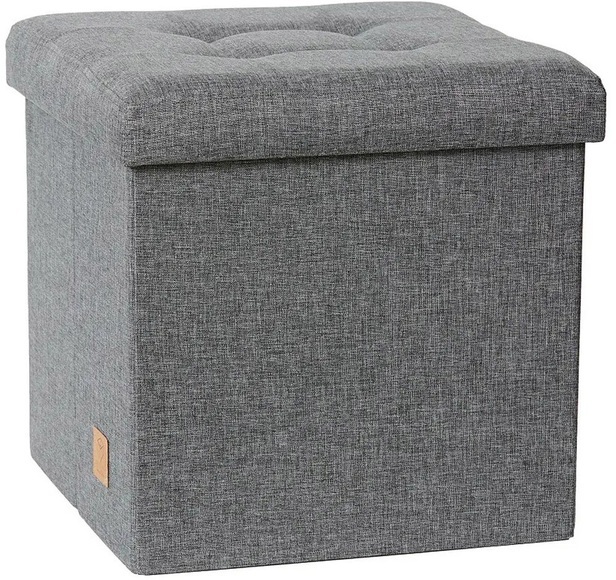 StoreIt - Aufbewahrungsbox PREMIUM - Textil - grau - 38/38/38 cm