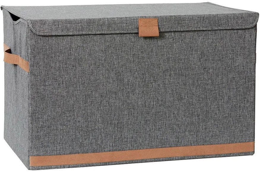 StoreIt - Aufbewahrungsbox PREMIUM - Textil - grau - 62/37.5/39 cm