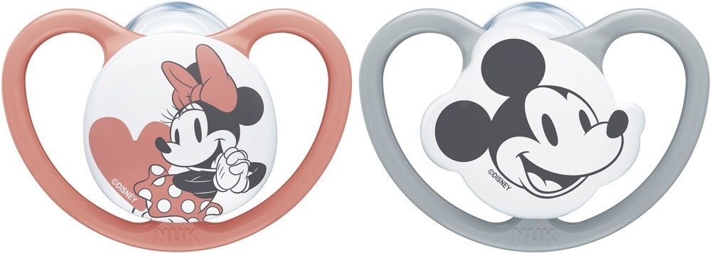NUK Disney Minnie Mouse Space Silikon-Nuggi