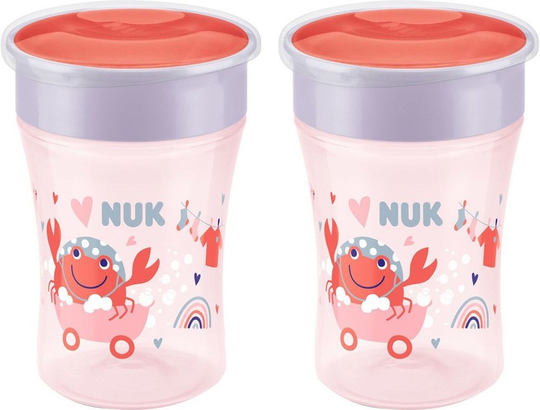 NUK Trinklernbecher Magic Cup 230 ml 360°-Trinkrand rot