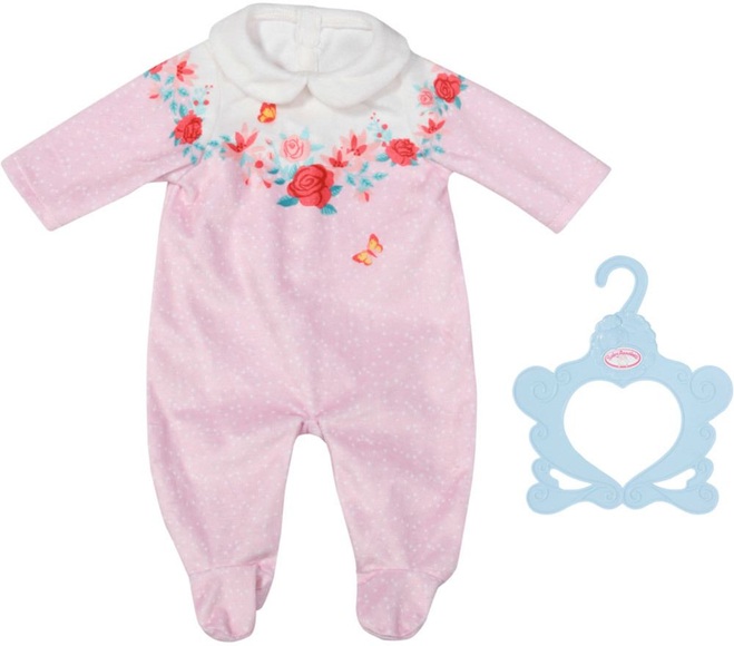 ZAPF CREATION Strampler rosa Blumen BA (2)