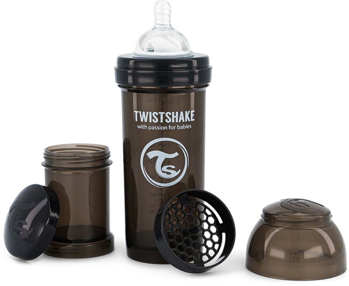 TWISTSHAKE Babyflasche Anti-Kolik 260 ml in schwarz