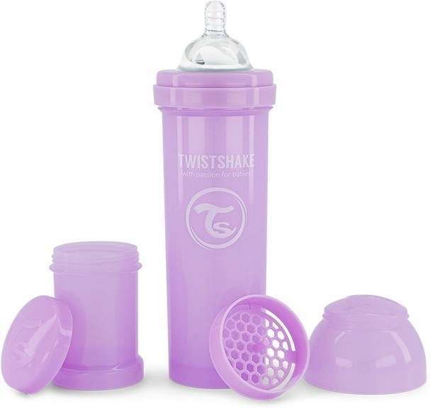 TWISTSHAKE Babyflasche Anti-Kolik 330 ml in pastell lila